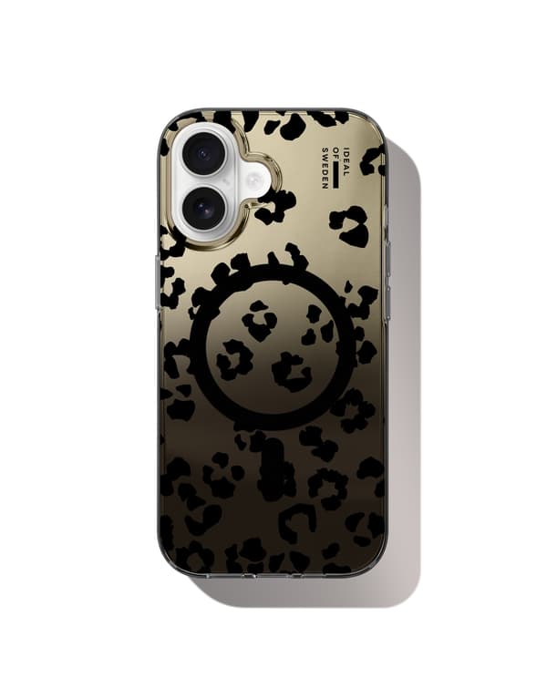 Mirror Case MagSafe iPhone 17 Leo Ombre Guld