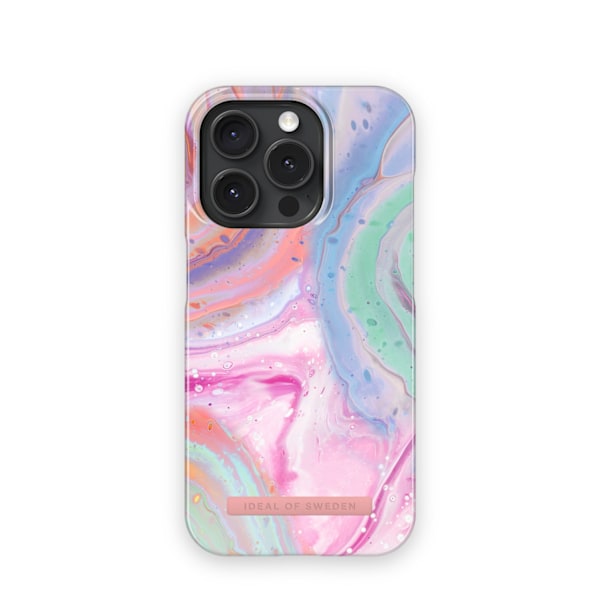 Printed Case MagSafe iPhone 15 Pro Pastel Marble multifärg