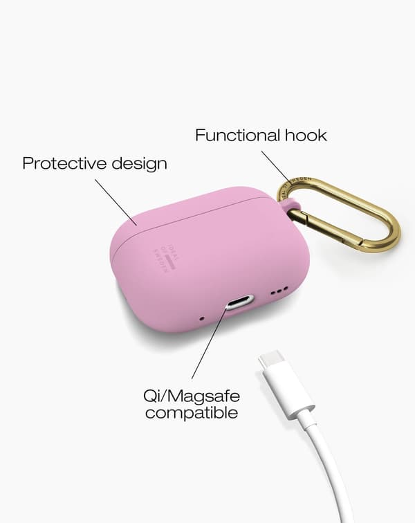 Silicone AirPods Case Pro 3 Bubblegum Pink Rosa