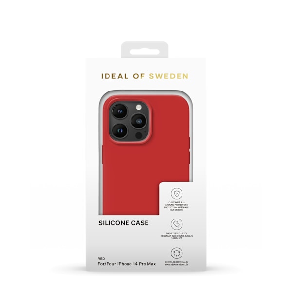 Silicone Case iPhone 14 Pro Max Red Red