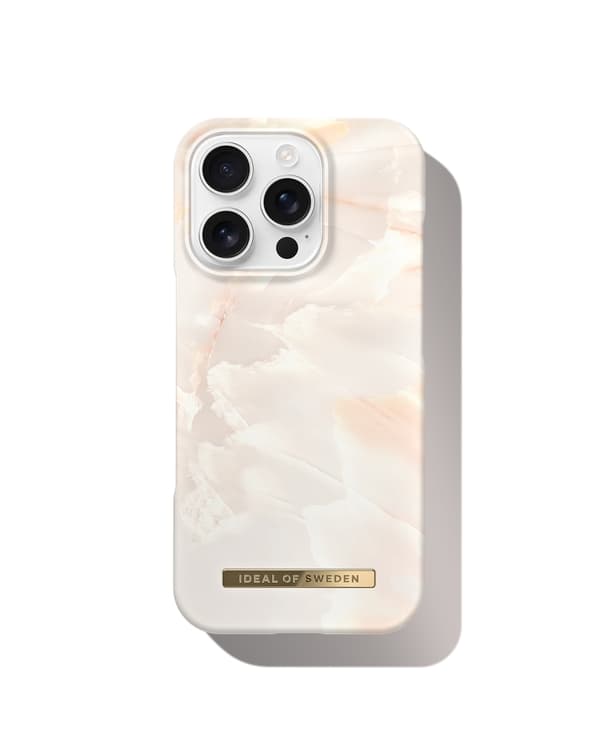 Printed Case MagSafe iPhone 16 Pro Rose Pearl Marble
