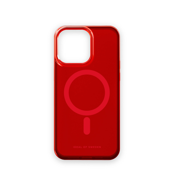 Clear Case MagSafe iPhone 15 Pro Max Radiant Red Red