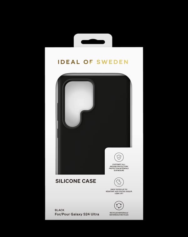 Silicone Case Galaxy S24 Ultra Black Svart