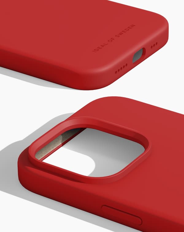 Silicone Case iPhone 14 Pro Red Red