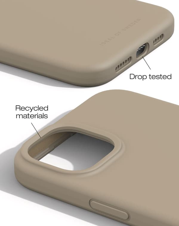 Silicone Case iPhone 15 Plus Perfect Beige Beige