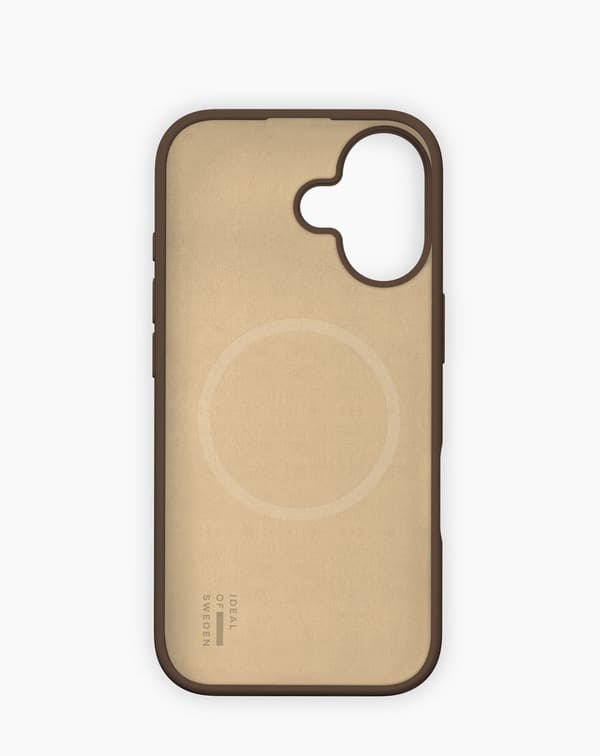 Silicone Case MagSafe iPhone 16 Mocha Mousse Brun