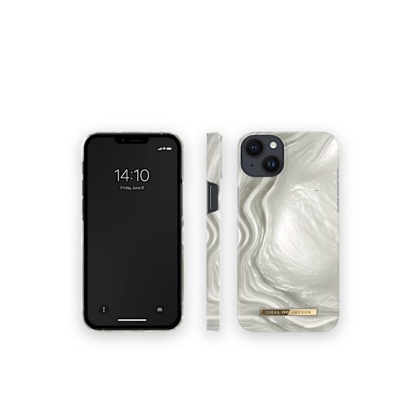 Printed Case MagSafe iPhone 14 Plus Luminous Pearl Silver