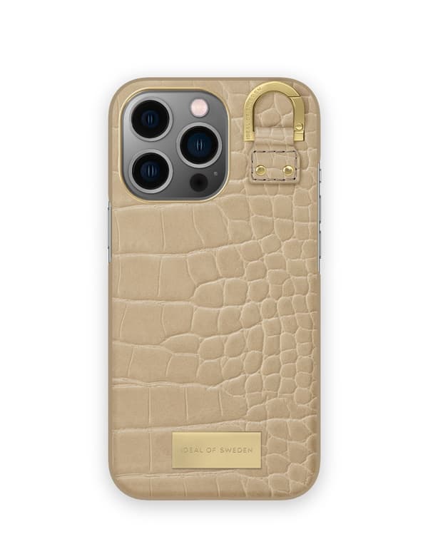Atelier Case iPhone 13 Pro Warm Beige Croco Beige
