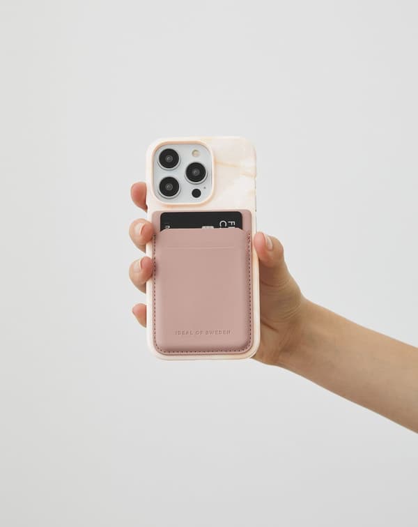 Printed Case MagSafe iPhone 17 Pro Max Rose Pearl Marble Pink