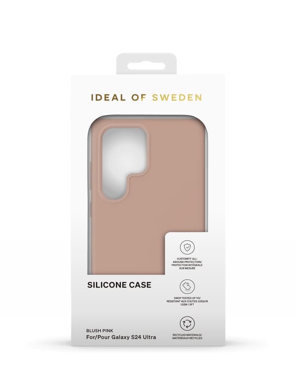 Silicone Case Galaxy S24 Ultra Blush Pink Rosa