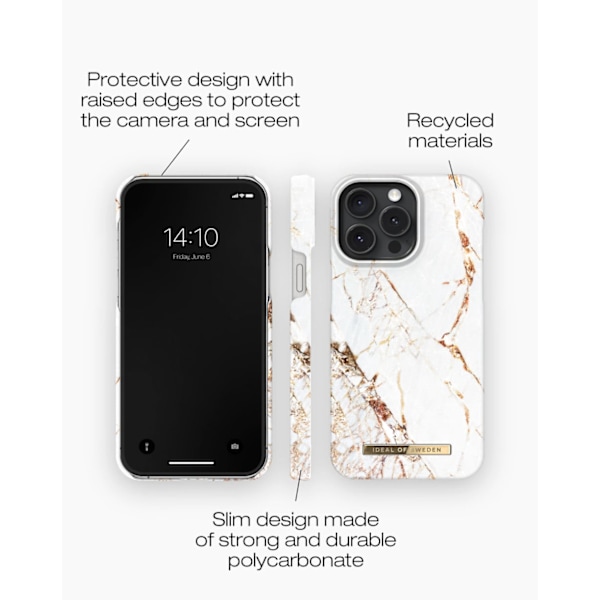 Printed Case iPhone 15 Pro Max Carrara Gold