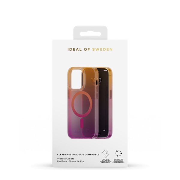 Clear Case MagSafe iPhone 14 Pro Vibrant Ombre MultiColor