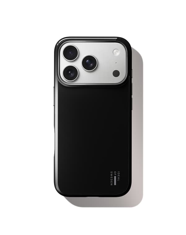 Slim Case MagSafe iPhone 17 Pro Max Glossy Black Svart