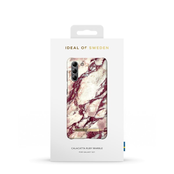 Printed Case Galaxy S21 Calacatta Ruby Marble