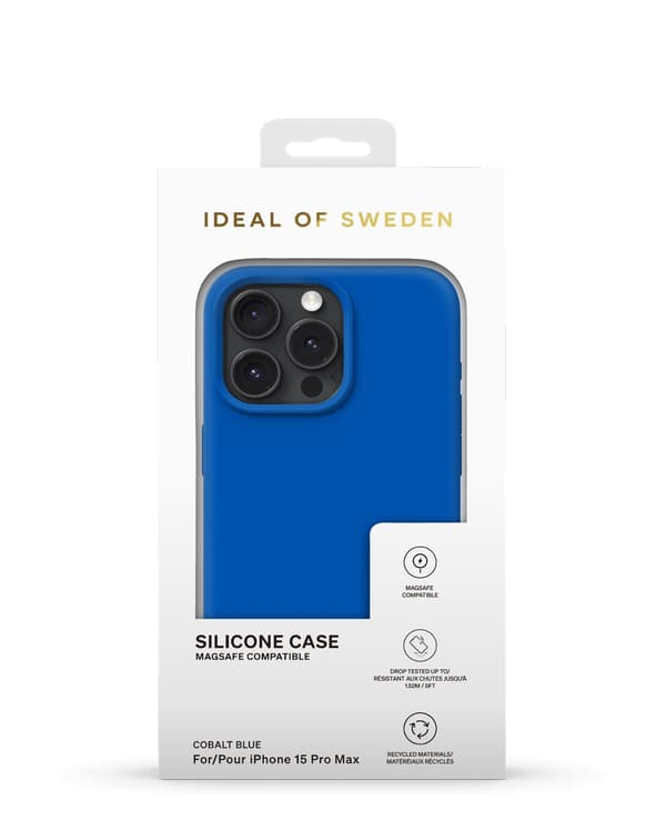 Silicone Case MagSafe iPhone 15 Pro Max Cobalt Blue Blue