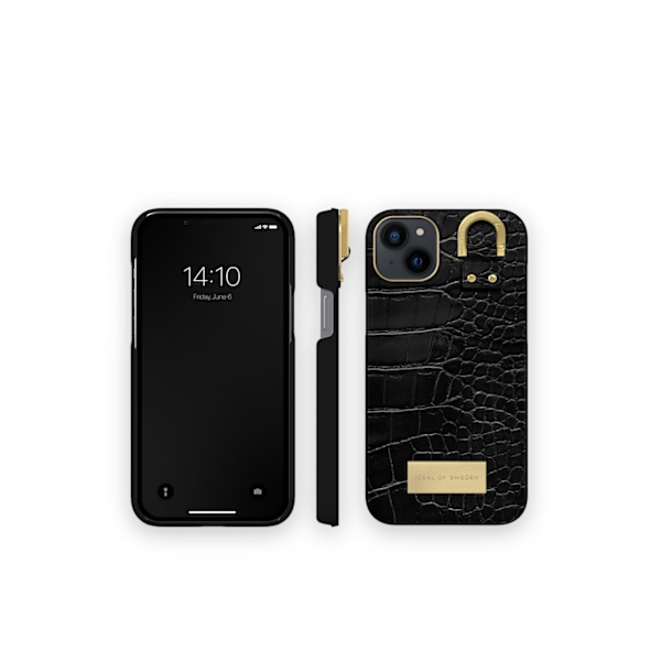 Atelier Case iPhone 14 Plus Black Croco Black