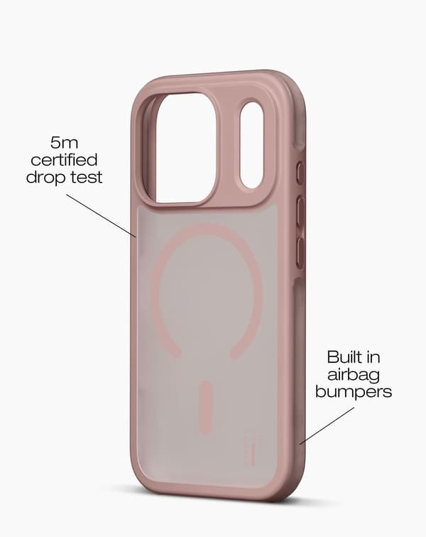 Ideal Bumper Case MagSafe iPhone 17 Pro Max Blush Pink Pink