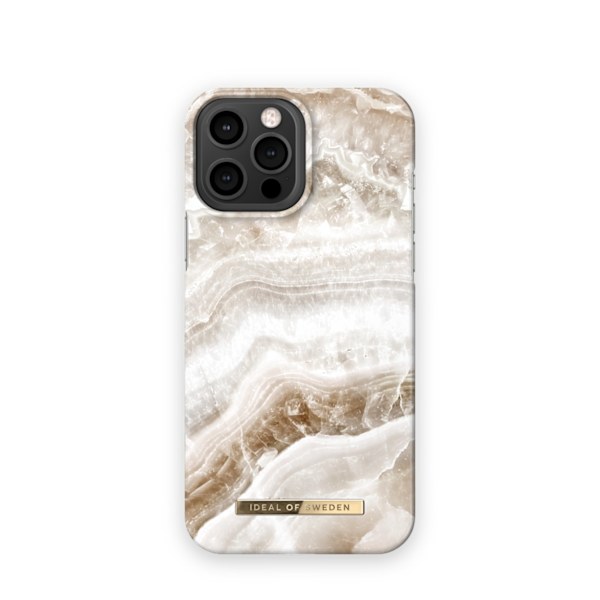 Printed Case iPhone 12 Pro Max / 13 Pro Max Clear Quartz Brown