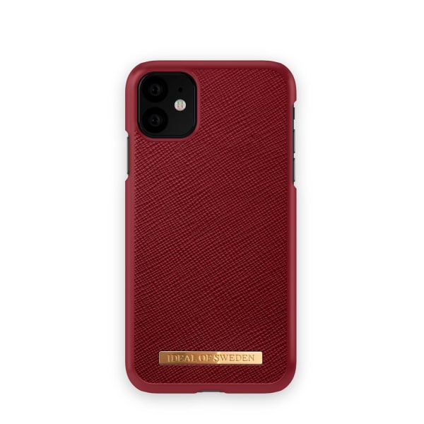 Saffiano Case iPhone 11/XR Burgundy