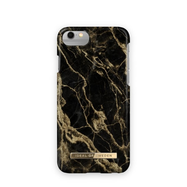 Fashion Case iPhone 8/7/6/6S/SE Golden Smoke Marbl