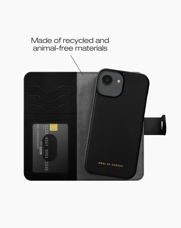 Magnet Wallet+ iPhone 13 / 14 / 16e / 17e Black
