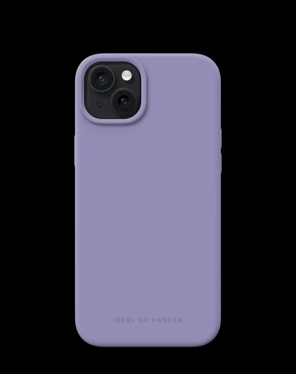 Silicone Case MagSafe iPhone 15 Plus Purple Lila