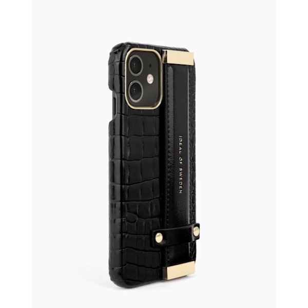 Statement Case iPhone 12 Mini Neo Noir Croco Black