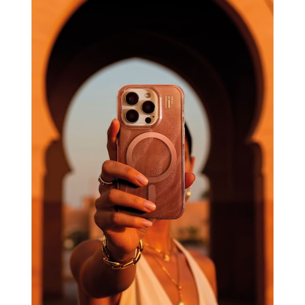 Clear Case iPhone 16 Pro Mocha Mousse Brun