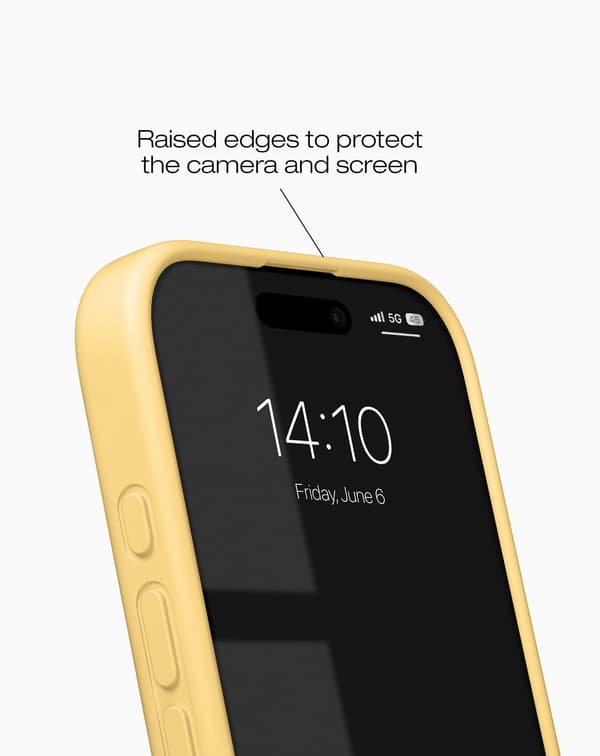 Silicone Case iPhone 16 Pro Max Soft Lemon Yellow