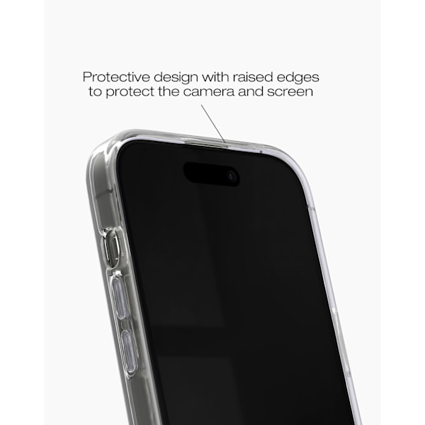 Clear Case MagSafe iPhone 13 / 14 / 15 / 16e Petite Floral Transparent