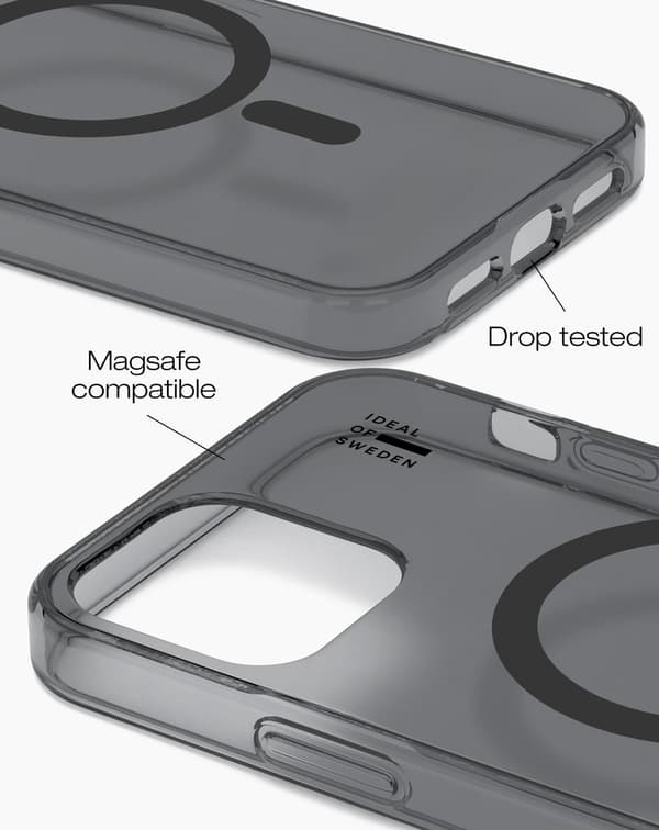 Clear Case MagSafe iPhone 12 / 12 Pro Tinted Black Black
