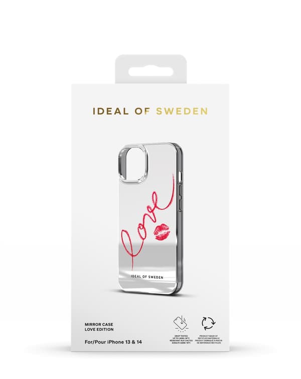 Mirror Case iPhone 13 / 14 Mirror Love Edition Red