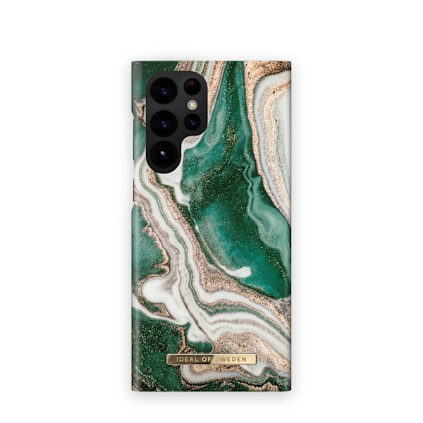 Printed Case Galaxy S22U Golden Jade Marble