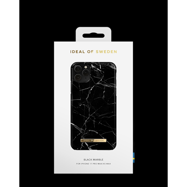Printed Case iPhone 11 Pro Max / XS Max Black Marb Black