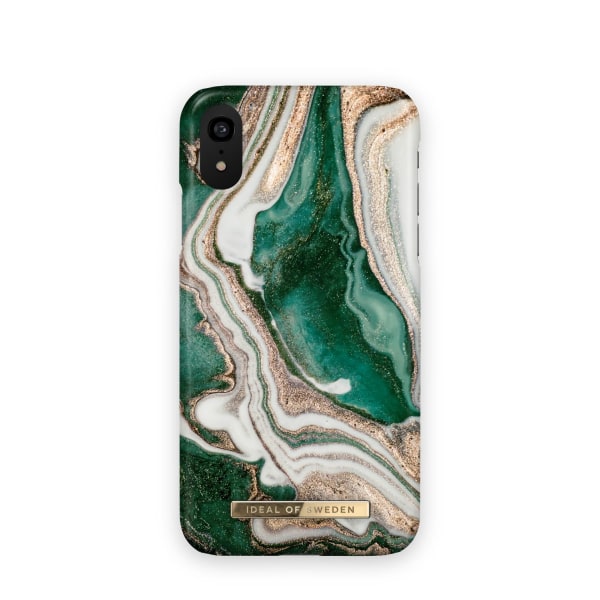 Fashion Case iPhone XR Golden Jade Marble