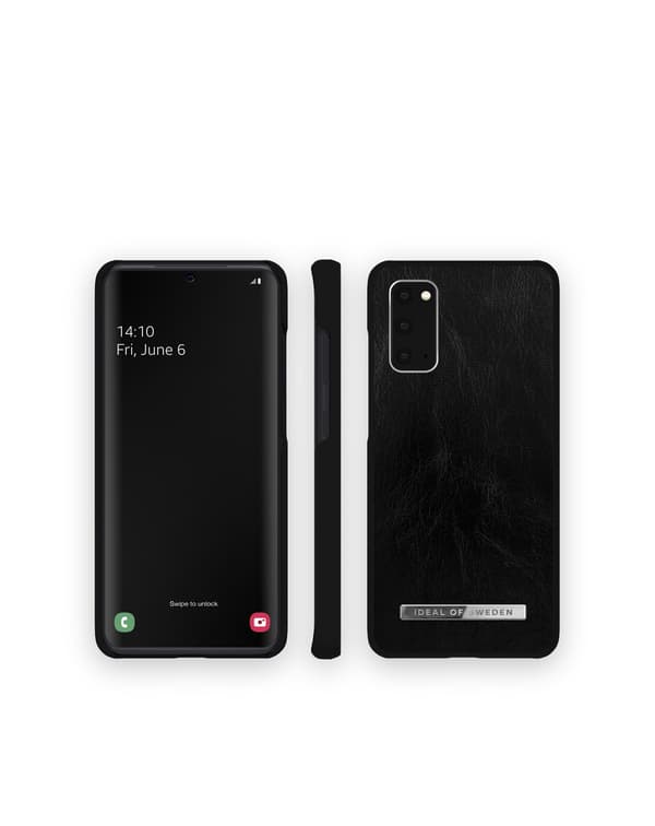 Atelier Case Galaxy S20 Glossy Black Silver Black
