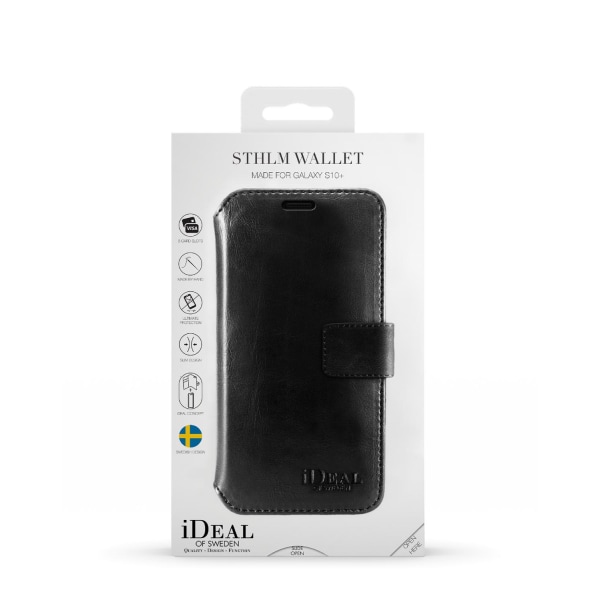 STHLM Wallet Galaxy S10+ Black