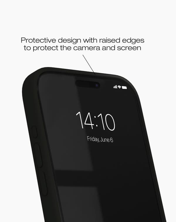 Silicone Case iPhone 15 Pro Max Black