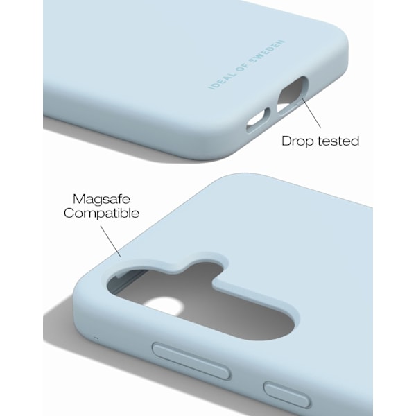 Silicone Case MagSafe Galaxy S24 / S25 Light Blue Blue