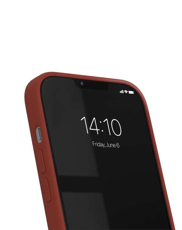 Silicone Case iPhone 12 / 12 Pro Dark Amber Brown