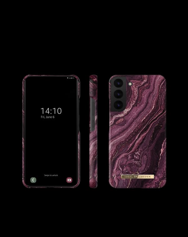 Printed Case Galaxy S22 Plus Golden Plum Purple