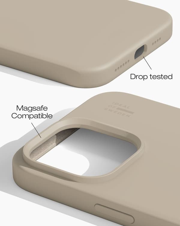 Silicone Case MagSafe iPhone 14 Pro Max Perfect Beige Beige