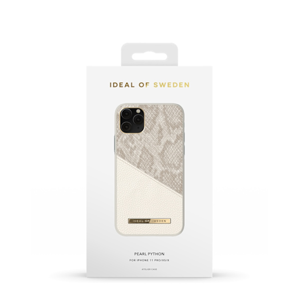 Atelier Case iPhone 11 Pro / XS / X Pearl Python White