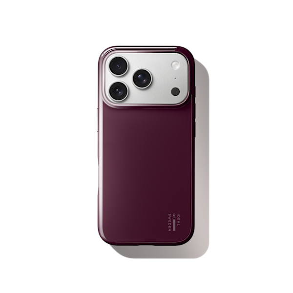 Slim Case MagSafe iPhone 17 Pro Glossy Cherry Red
