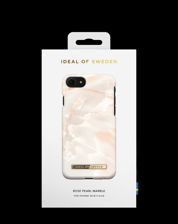Printed Case iPhone 8 / 7 / 6 / 6S / SE Rose Pearl Marble Pink