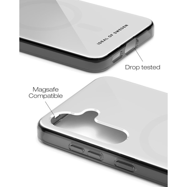 Mirror Case MagSafe Galaxy S24 Plus / S25 Plus Mirror Silver