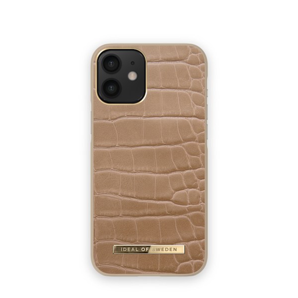 Atelier Case iPhone 12 Mini Camel Croco