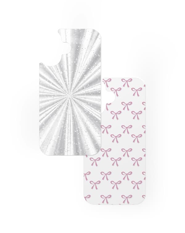 Print Pack iPhone 16 / 17 Bow Fever Silver