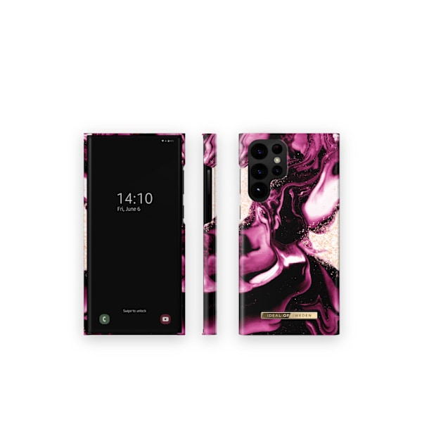 Printed Case Galaxy S22 Ultra Golden Ruby