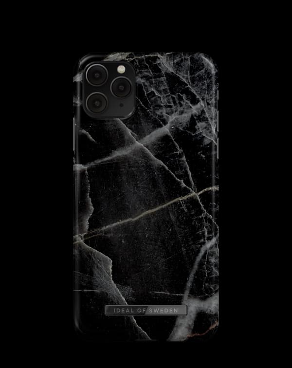 Printed Case iPhone 11 Pro Max / XS Max Black Thunder Marble Black